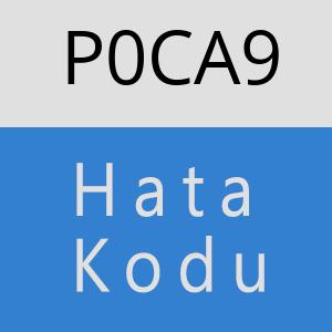 P0CA9 hatasi