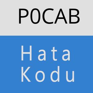 P0CAB hatasi