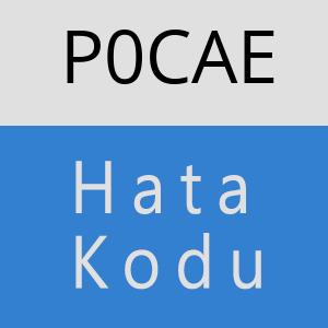 P0CAE hatasi