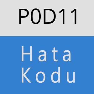 P0D11 hatasi