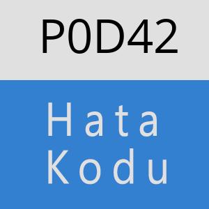 P0D42 hatasi