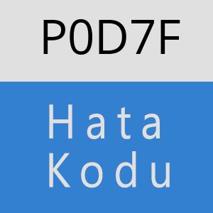 P0D7F hatasi