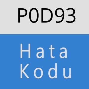 P0D93 hatasi