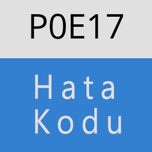 P0E17 hatasi