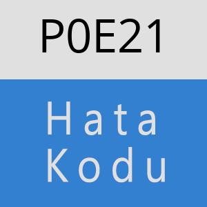 P0E21 hatasi