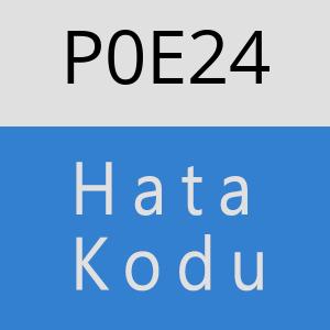 P0E24 hatasi