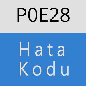 P0E28 hatasi