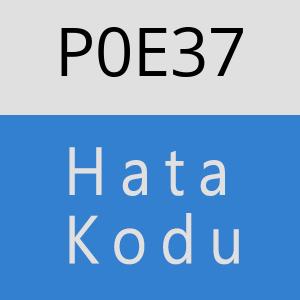 P0E37 hatasi