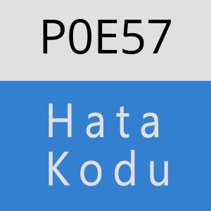 P0E57 hatasi