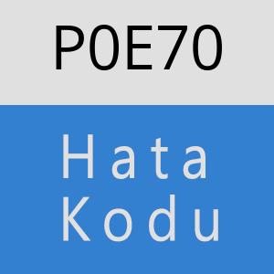 P0E70 hatasi