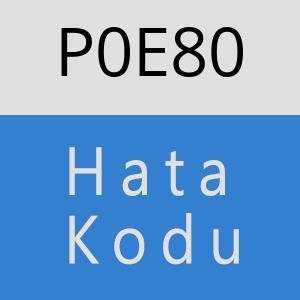 P0E80 hatasi