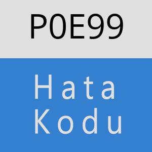 P0E99 hatasi