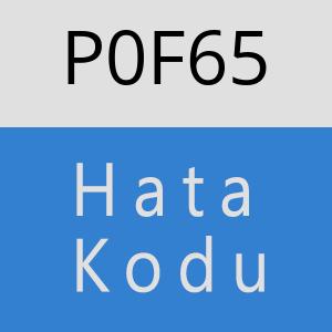 P0F65 hatasi