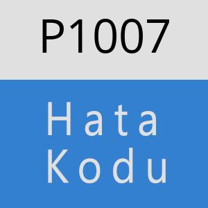 P1007 hatasi