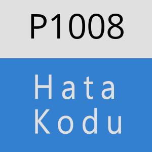 P1008 hatasi