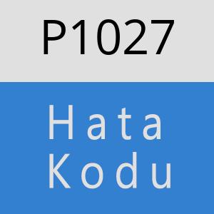 P1027 hatasi
