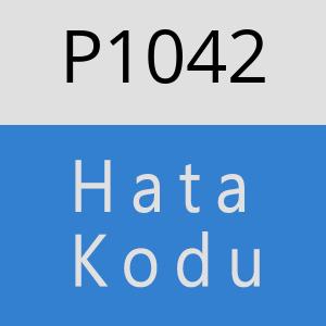 P1042 hatasi