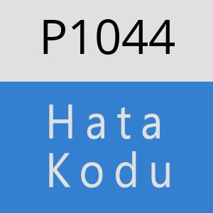 P1044 hatasi