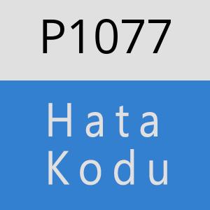 P1077 hatasi