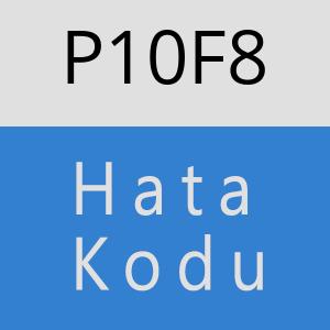 P10F8 hatasi