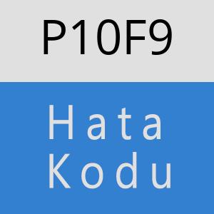 P10F9 hatasi