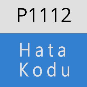 P1112 hatasi