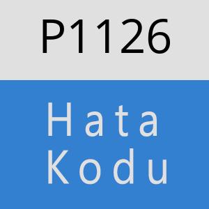 P1126 hatasi