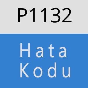 P1132 hatasi