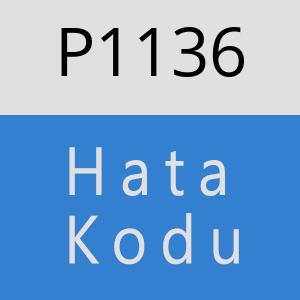 P1136 hatasi