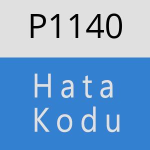 P1140 hatasi