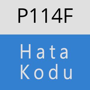 P114F hatasi