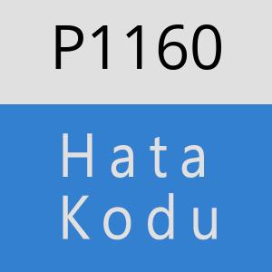 P1160 hatasi