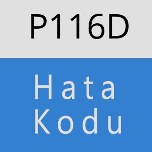 P116D hatasi