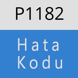 P1182 hatasi