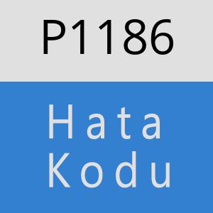 P1186 hatasi