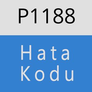 P1188 hatasi