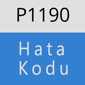 P1190 hatasi