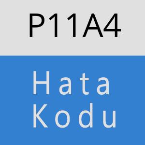 P11A4 hatasi