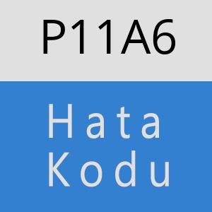 P11A6 hatasi