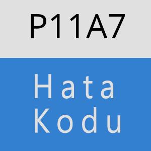 P11A7 hatasi