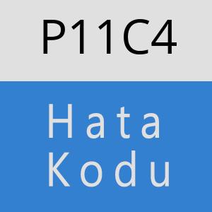 P11C4 hatasi