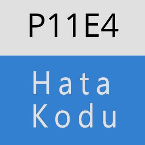 P11E4 hatasi