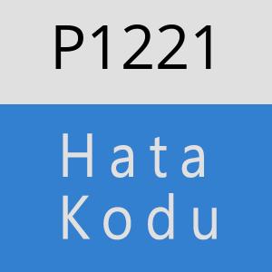 P1221 hatasi