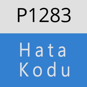 P1283 hatasi