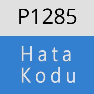 P1285 hatasi