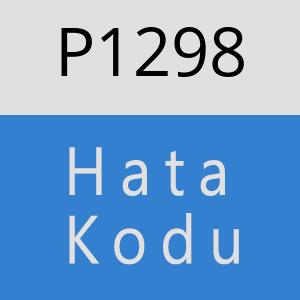 P1298 hatasi