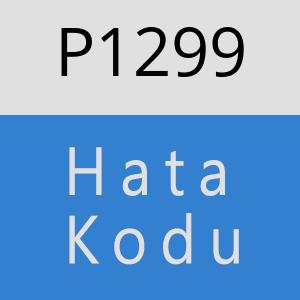 P1299 hatasi