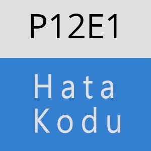 P12E1 hatasi