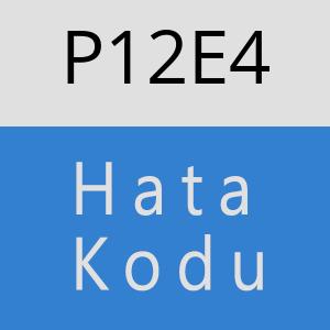 P12E4 hatasi