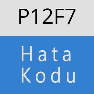 P12F7 hatasi